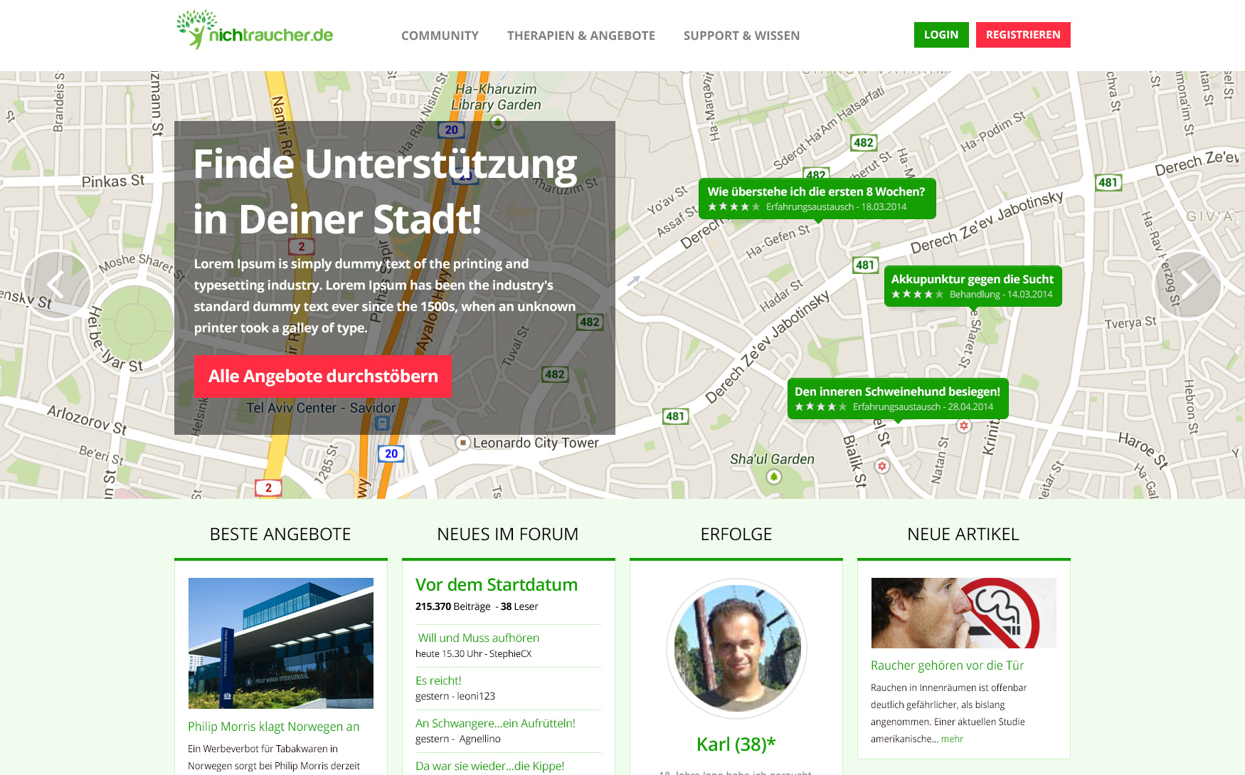 nichtraucher.de mit Verstärkung und neuem Design