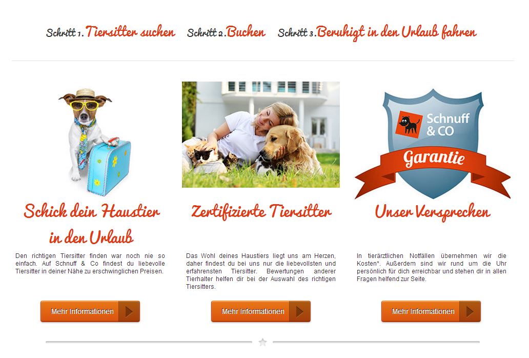 Schnuff & Co mit Design-Relaunch und Notfallversicherung