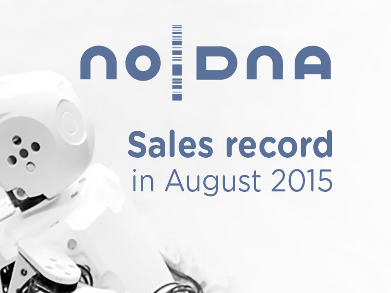 noDNA Sees Record Sales in August