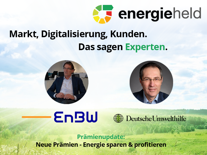 Der Markt und strategische Potentiale: Uli Huener (EnBW) und Sascha Müller-Kraenner (Deutsche Umwelthilfe) im Interview