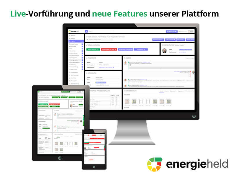 Energieheld integriert neue Features und bietet Investoren Einblicke in die Plattform