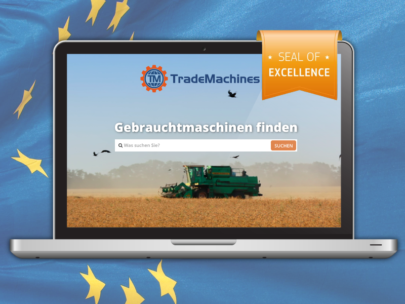 TradeMachines wird mit dem „Exzellenzsiegel“ der EU ausgezeichnet