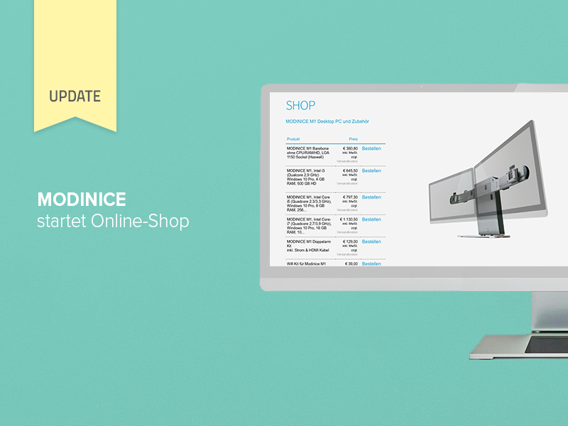 MODINICE startet Online-Shop und beantragt Markenanmeldung für weitere internationale Märkte