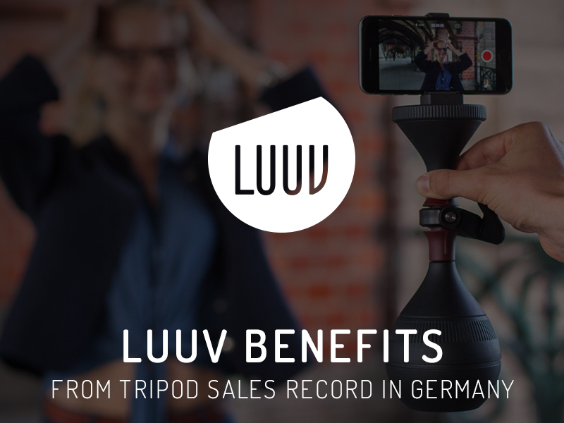 LUUV benefits from tripod sales record in Germany