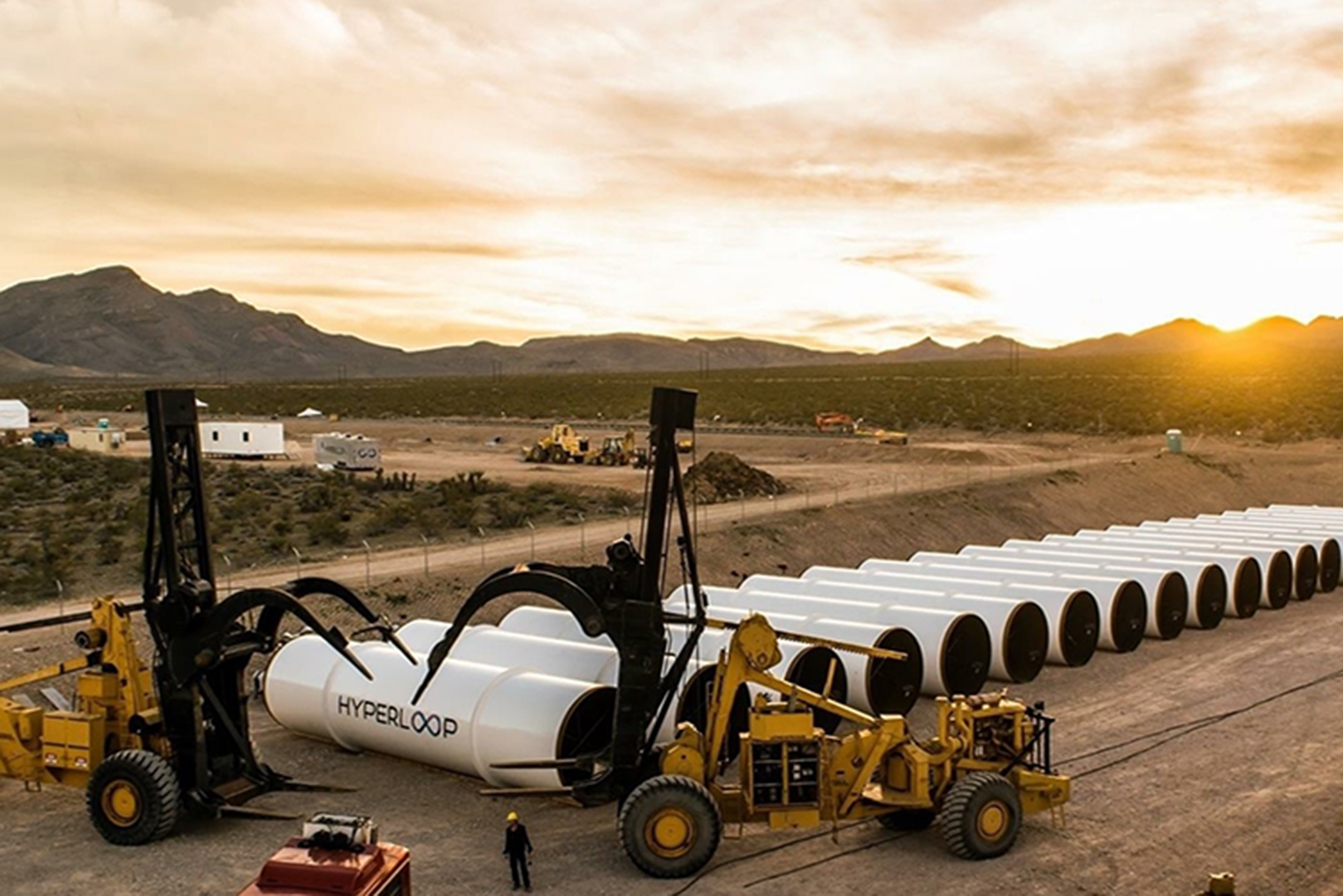 Erster Hyperloop-Test in Nevada geglückt