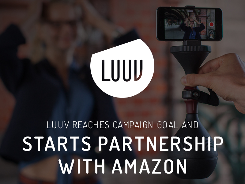 LUUV Reaches Campaign Goal and Starts Partnership with Amazon