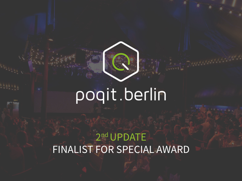 poqit.berlin Reaches the Final Round of the German Business Communication Award 2016