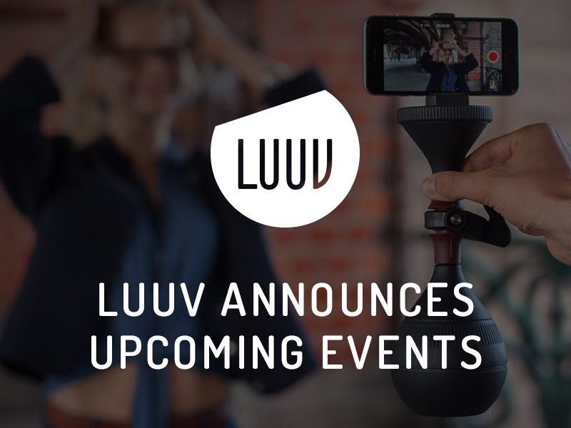 LUUV Announces Upcoming Events