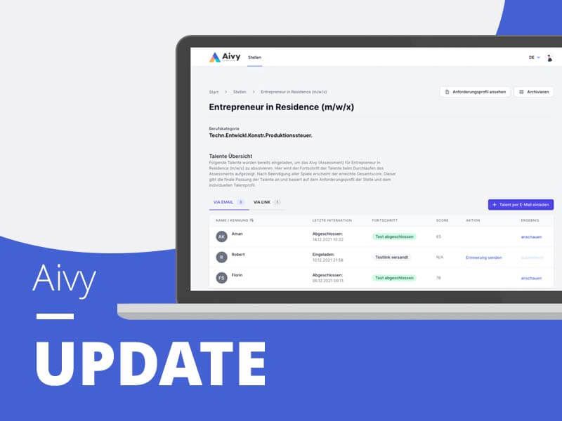 Technische Integration von Aivy in das HR-Unicorn „Personio“