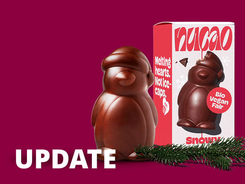 nucao Produktlaunch: Schokoladenpinguin Snowy erobert den Markt der Mitarbeitergeschenke