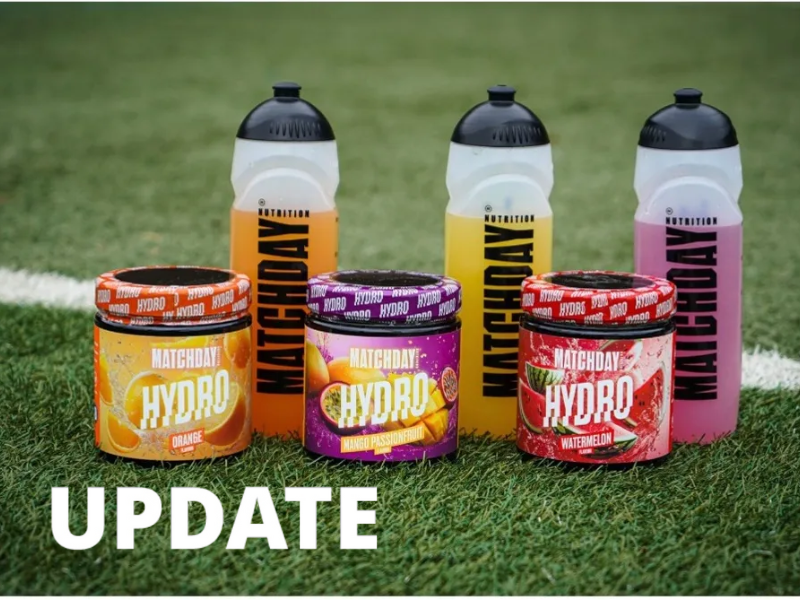 MATCHDAY NUTRITION launcht HYDRO – Die Powerade-Alternative für Fußballer
