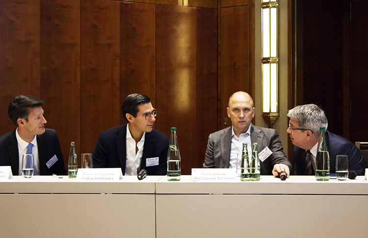 Panel mit Andreas Holtschneider, Timm Schipporeit und Frank Böhnke (v.l.n.r)