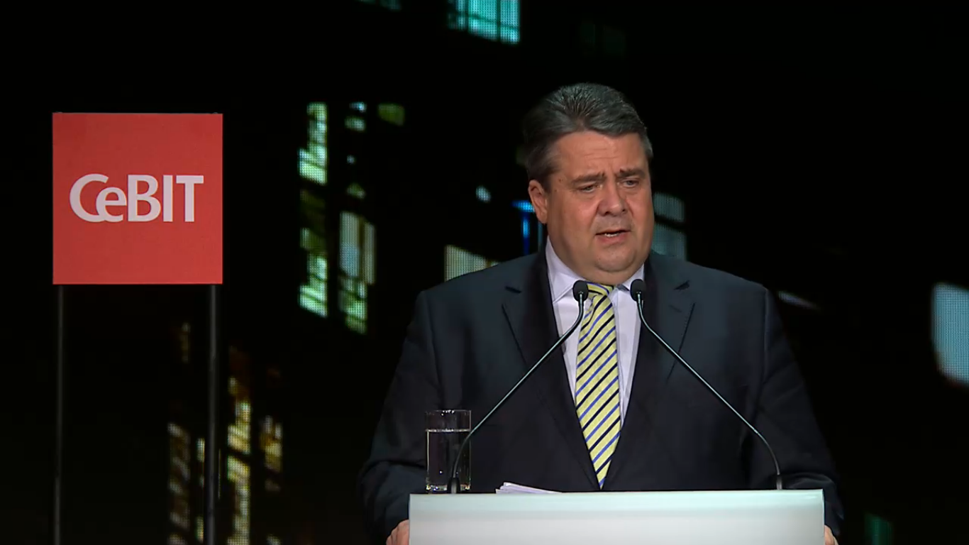 Gabriel auf der CeBit 2016