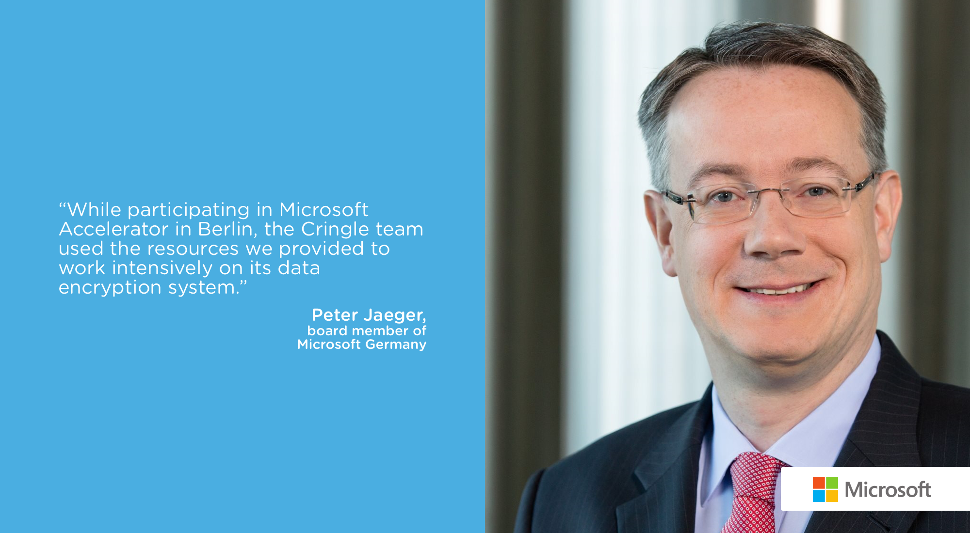 Peter Jäger from Microsoft to Cringle