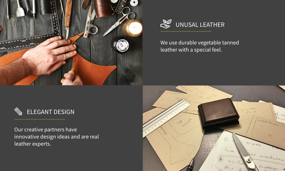 Design und Material von poqit