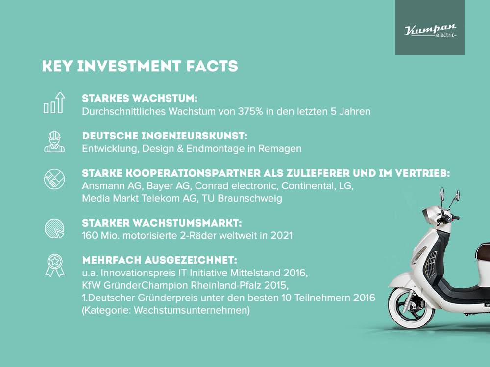Kumpan Key Investment Facts