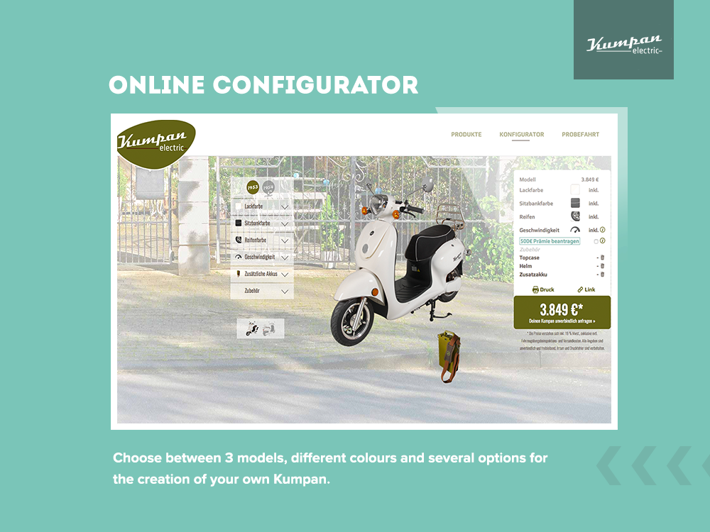 Kumpan - Online Configurator