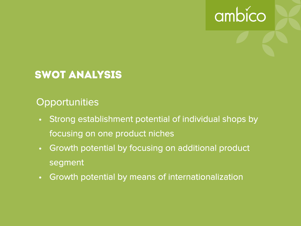 ambico - SWOT Analysis Opportunities