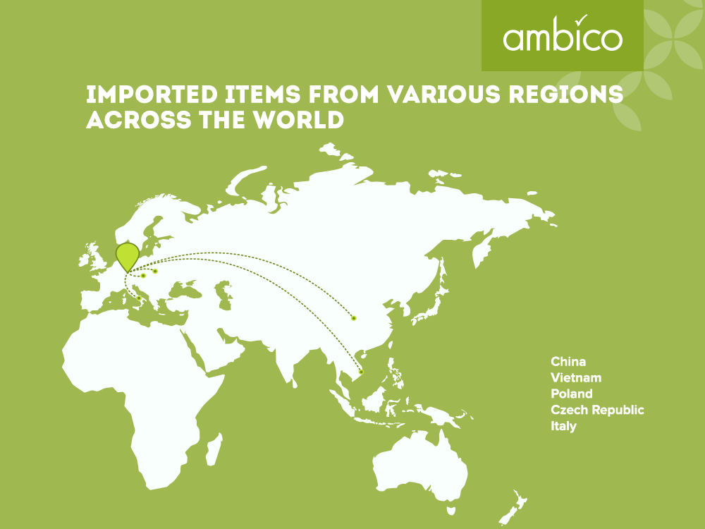 ambico - Import of items from various regions
