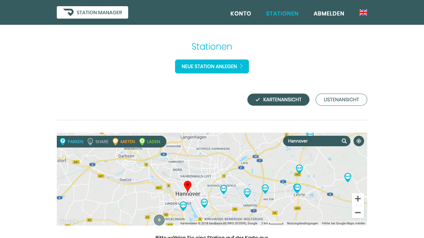 Rydies - Station Manager Stationen