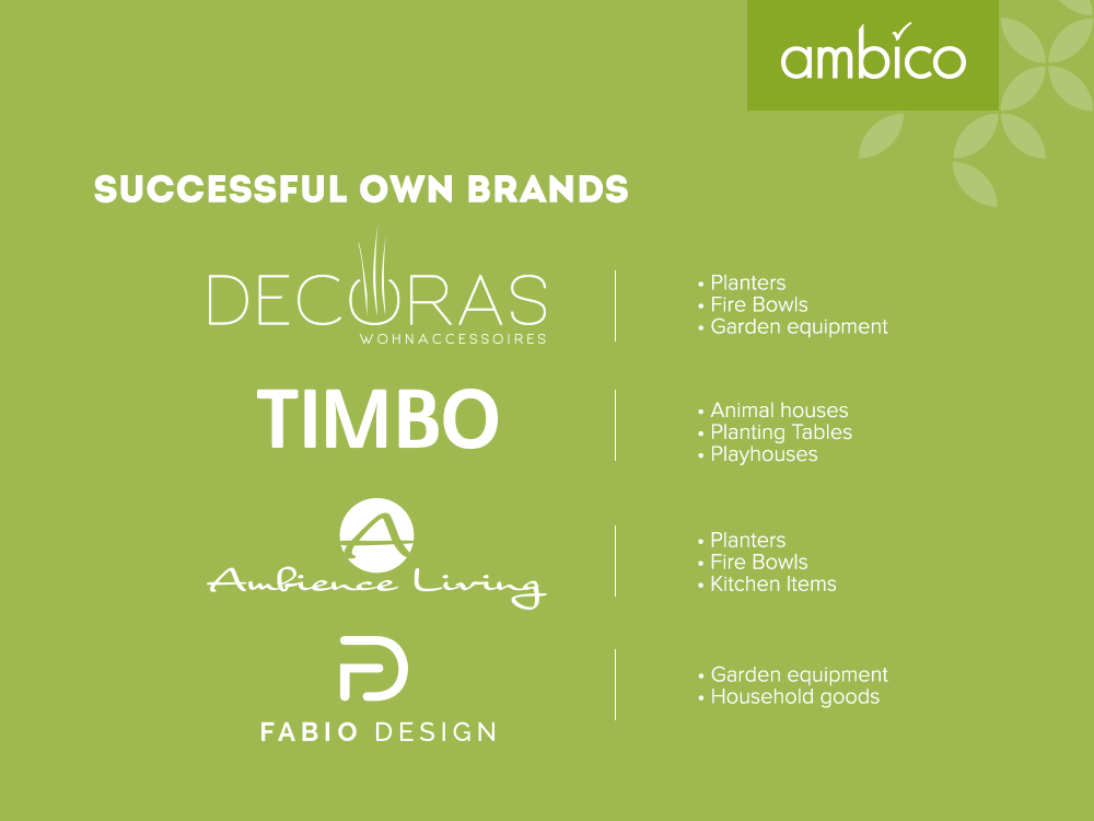 ambico - Successful own trademarks