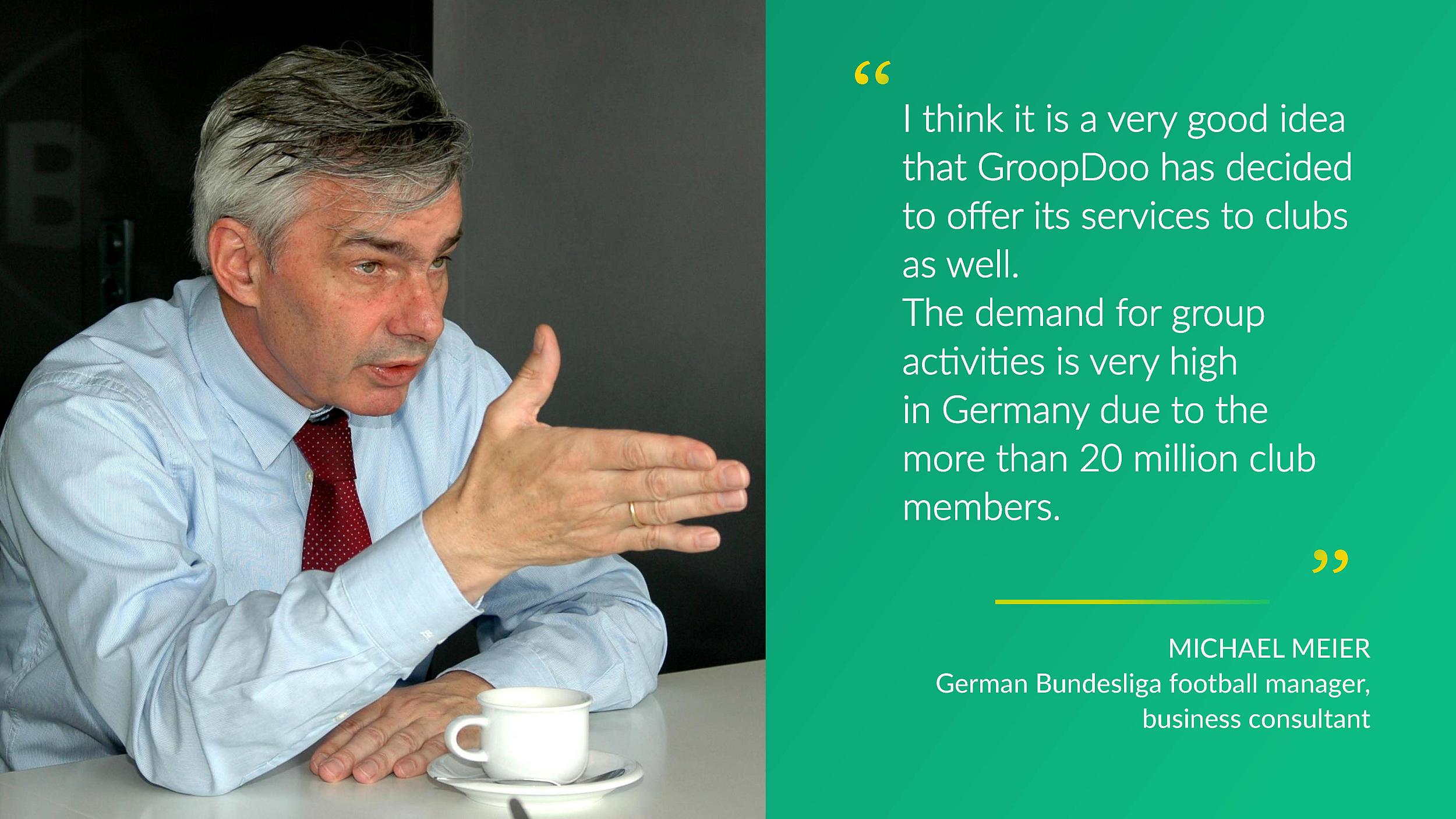 Michael Meier to GroopDoo