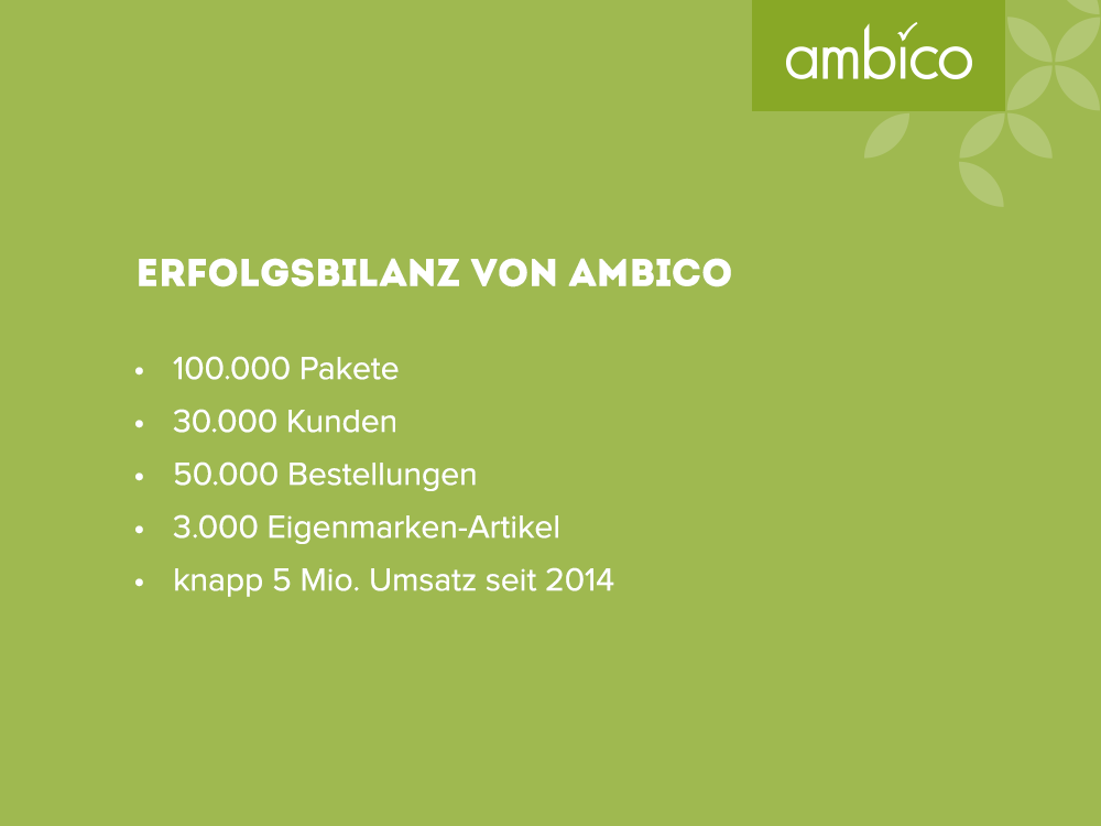 Erfolgsbilanz der ambico