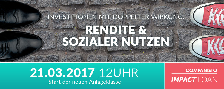 Neue Anlageklasse Impact Loan Neue Anlageklasse Impact Loan